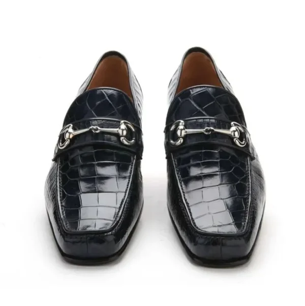 caporicci__alligator_bit__1.webp Fashion Caporicci 9872 Alligator Bit Loafers Navy