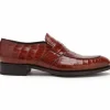Online Caporicci 3321 Alligator Loafers Size 8.5 Gold