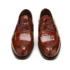 Online Caporicci 3321 Alligator Loafers Size 8.5 Gold