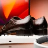 Best Caporicci 5951 Alligator Monk Brown Size 9 DarkBrown