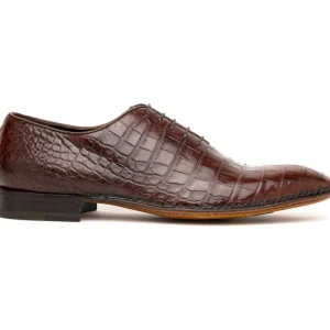 Online Caporicci 2542 Alligator Oxfords Castagno