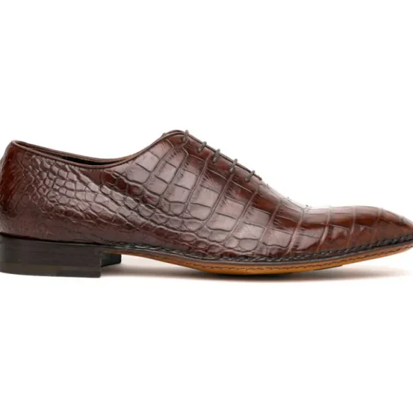 Online Caporicci 2542 Alligator Oxfords Castagno