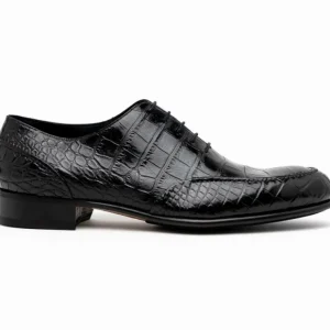 Outlet Caporicci 3319 Alligator Oxfords Black