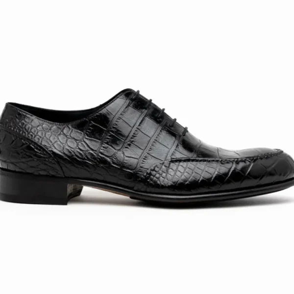 Outlet Caporicci 3319 Alligator Oxfords Black