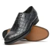 Hot Caporicci 5952 Alligator Oxfords Size 7 Grey
