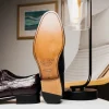 Outlet Caporicci 5950 Alligator Oxfords Burgundy
