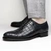 Hot Caporicci 5952 Alligator Oxfords Size 7 Grey