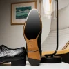 Outlet Caporicci 3319 Alligator Oxfords Black