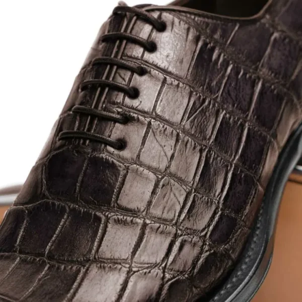 caporicci__alligator_oxfo_2-10.webp Best Sale Caporicci 5952 Alligator Oxfords Dark Brown Size 9 DarkBrown