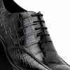 Outlet Caporicci 3319 Alligator Oxfords Black