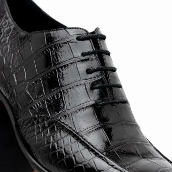 Outlet Caporicci 3319 Alligator Oxfords Black