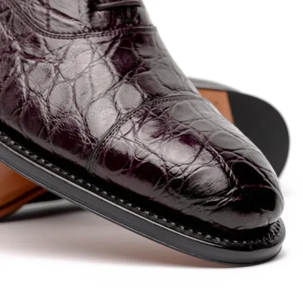 caporicci__alligator_oxfo_2-8.webp Outlet Caporicci 5950 Alligator Oxfords Burgundy