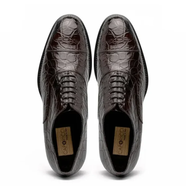 caporicci__alligator_oxfo_3-7.webp Cheap Caporicci 5950 Alligator Oxfords Brown