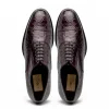 Outlet Caporicci 5950 Alligator Oxfords Burgundy