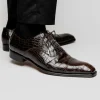 Store Caporicci 1114 Alligator Oxfords TD Moro TDMoro