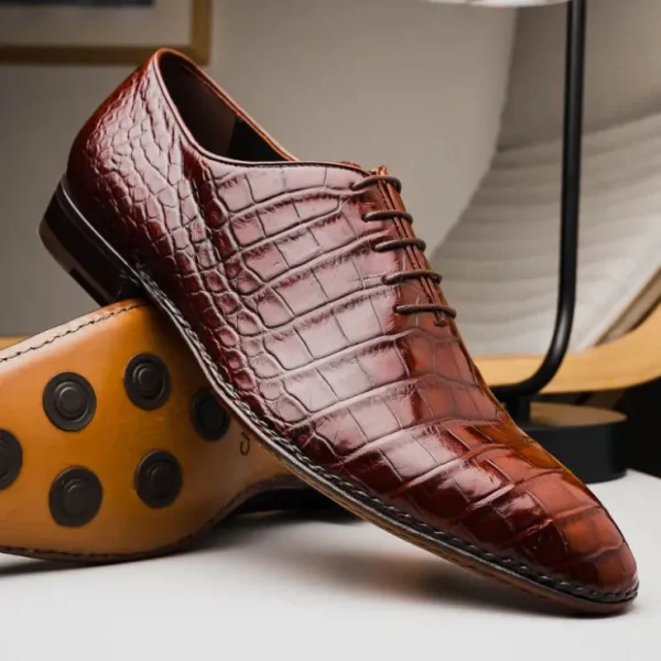 caporicci__alligator_oxfo_6-1.webp Flash Sale Caporicci 2542 Alligator Oxfords Gold