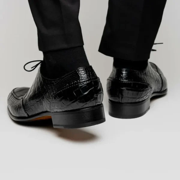 Outlet Caporicci 3319 Alligator Oxfords Black
