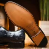Hot Caporicci 5952 Alligator Oxfords Size 7 Grey