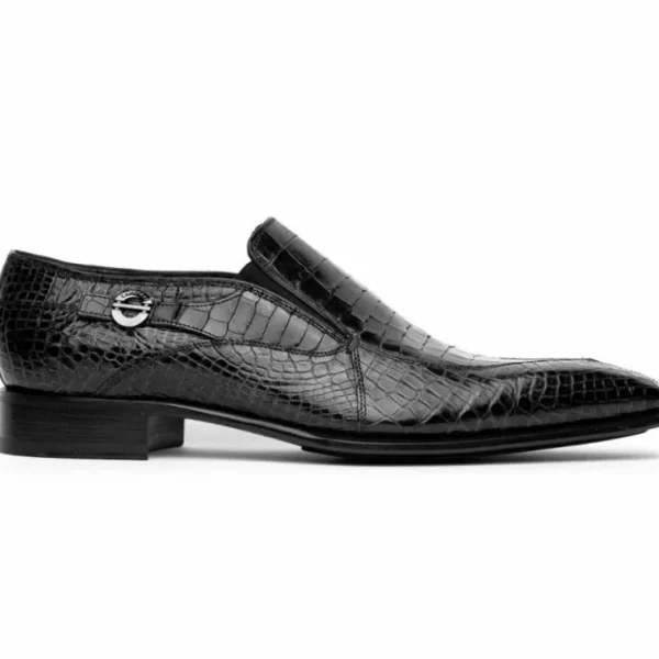 caporicci__alligator_spli_0.webp Hot Caporicci 203 Alligator Split Toe Loafers Black