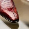 Discount Caporicci 203 Alligator Split Toe Loafers Size 15 Gold
