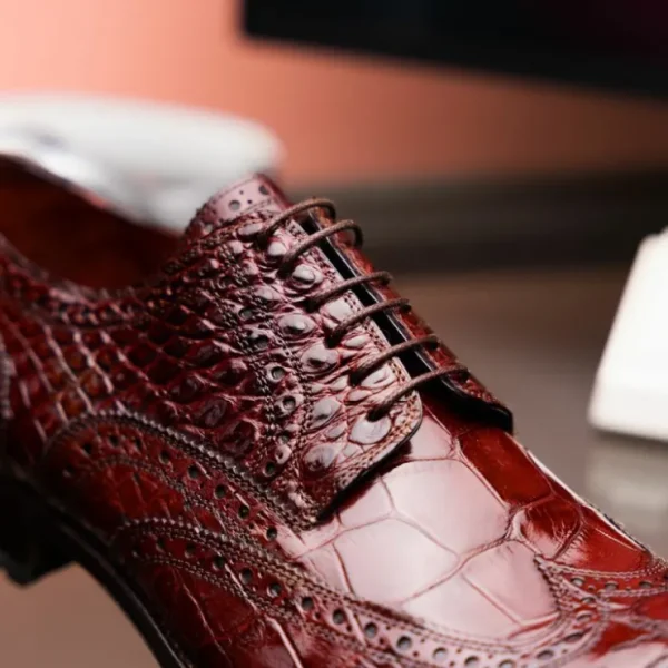 caporicci__alligator_wing_11-2.webp Store Caporicci 3318 Alligator Wingtip Shoes Sport Rust SportRust