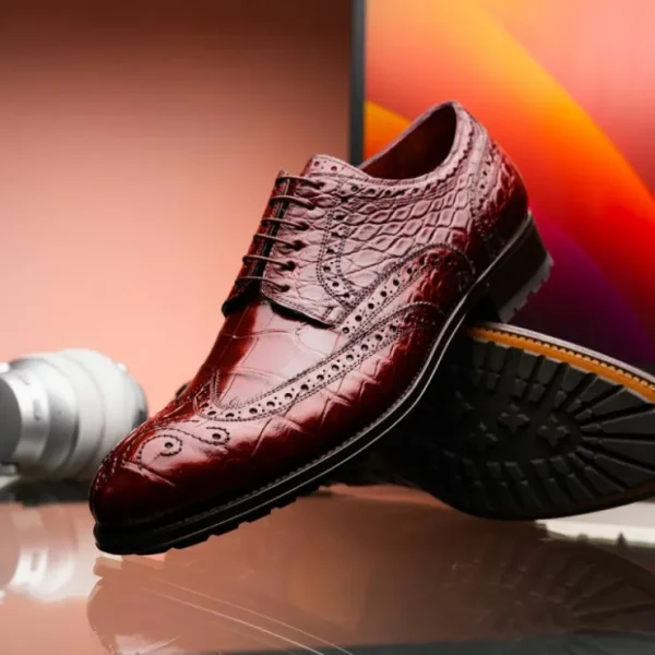 caporicci__alligator_wing_12-2.webp Store Caporicci 3318 Alligator Wingtip Shoes Sport Rust SportRust