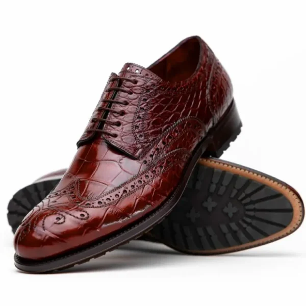 caporicci__alligator_wing_4-2.webp Store Caporicci 3318 Alligator Wingtip Shoes Sport Rust SportRust