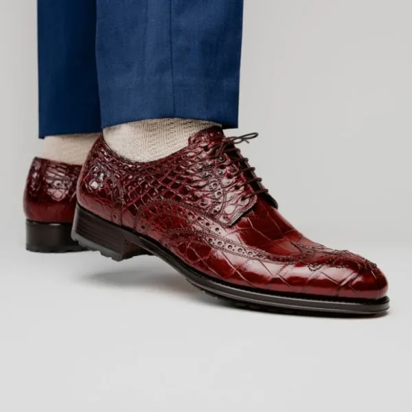 caporicci__alligator_wing_6-2.webp Store Caporicci 3318 Alligator Wingtip Shoes Sport Rust SportRust