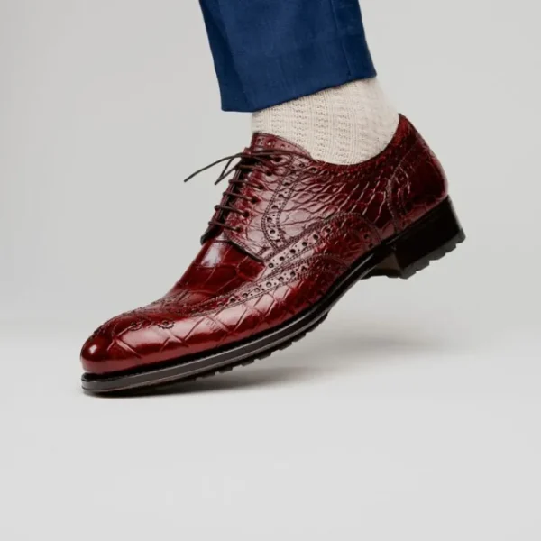 caporicci__alligator_wing_7-2.webp Store Caporicci 3318 Alligator Wingtip Shoes Sport Rust SportRust