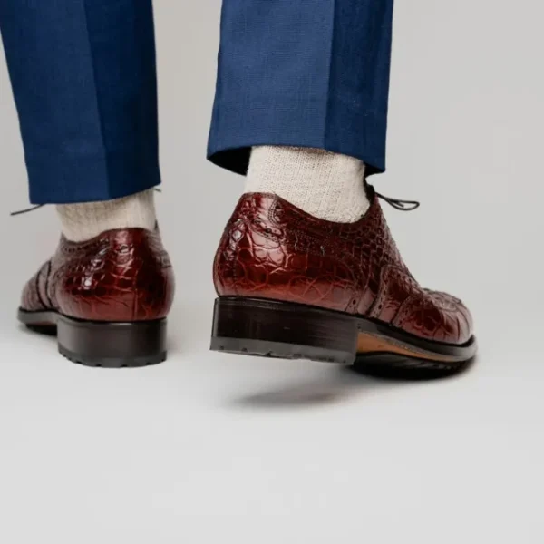 caporicci__alligator_wing_9-2.webp Store Caporicci 3318 Alligator Wingtip Shoes Sport Rust SportRust