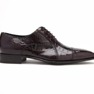Online Caporicci 201 Genuine Alligator Shoes Bordo (Burgundy) Bordo(Burgundy)