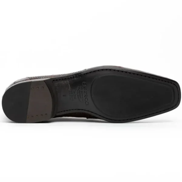 caporicci__genuine_alliga_5.webp New Caporicci 9961 Genuine Alligator Penny Loafers Brown DarkBrown