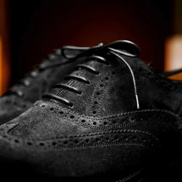 caporicci__suede_wingtip__8.webp Cheap Caporicci 921 Suede Wingtip Oxfords Black