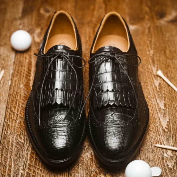 caporicci_alligator_golf__12.webp Discount Caporicci Alligator Golf Shoes Black