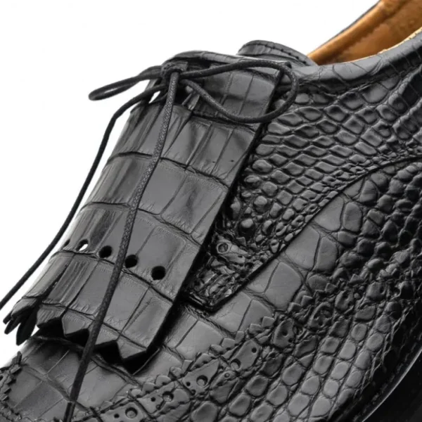 caporicci_alligator_golf__3.webp Discount Caporicci Alligator Golf Shoes Black
