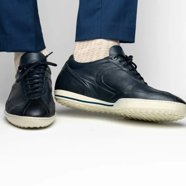 caporicci_los_angeles_cal_10.webp Best Sale Caporicci Los Angeles Calfskin Sneakers Navy