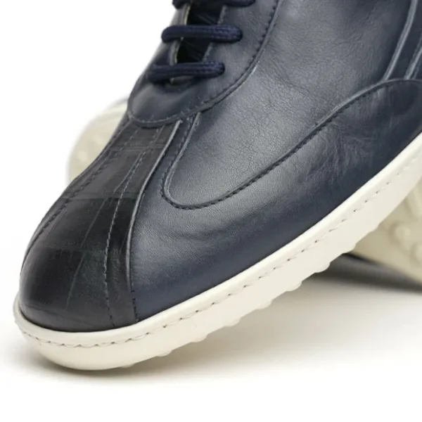 caporicci_los_angeles_cal_2.webp Best Sale Caporicci Los Angeles Calfskin Sneakers Navy