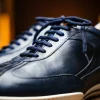 Best Sale Caporicci Los Angeles Calfskin Sneakers Navy