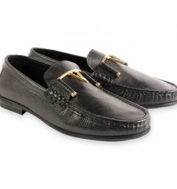 corrente__deer_buckle_loa_0.webp Store Corrente 3218 Deer Buckle Loafer Black
