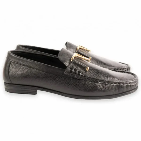 corrente__deer_buckle_loa_1.webp Store Corrente 3218 Deer Buckle Loafer Black