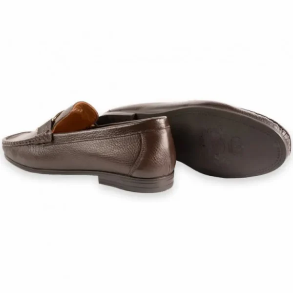 corrente__deer_buckle_loa_2-1.webp Best Sale Corrente 3218 Deer Buckle Loafer Brown