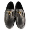 Store Corrente 3218 Deer Buckle Loafer Black