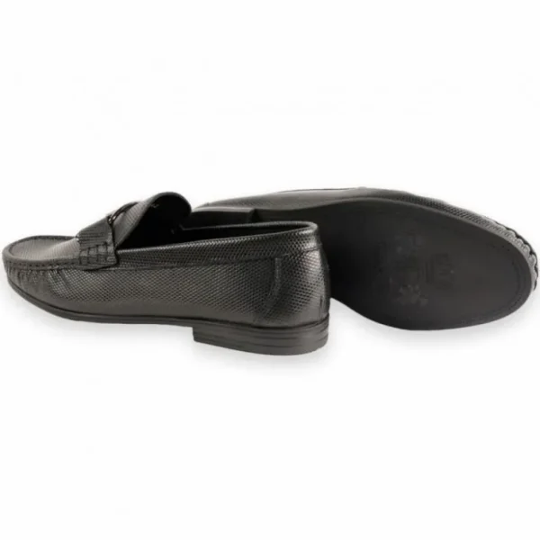 corrente__lizard_buckle_l_2.webp New Corrente 3218 Lizard Buckle Loafer Black