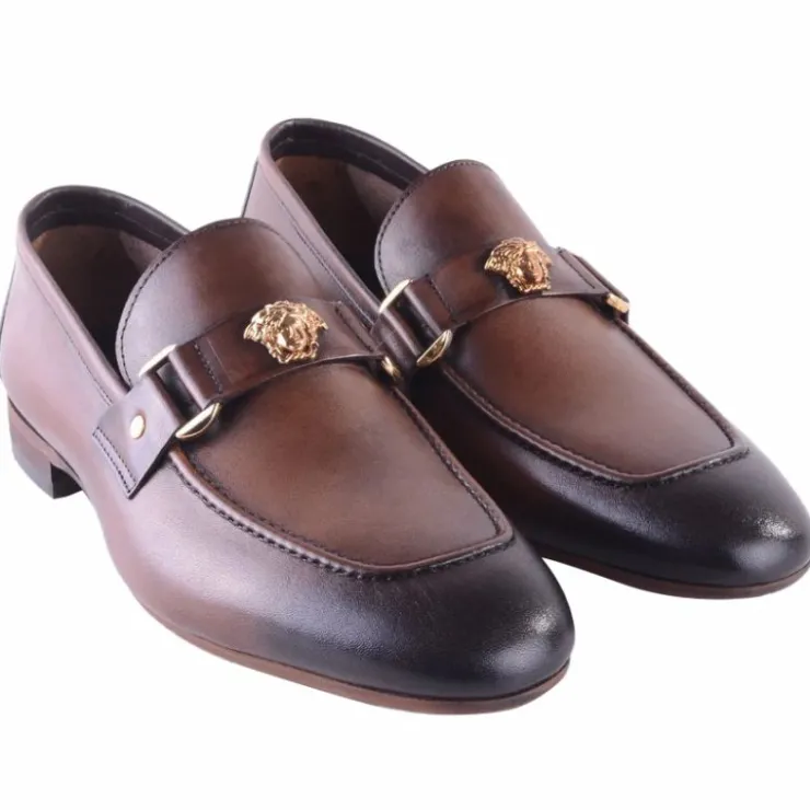 Discount Corrente 5229 Ornament Loafer Brown