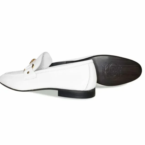 corrente__ornament_loafer_2.webp Flash Sale Corrente 5229 Ornament Loafer White