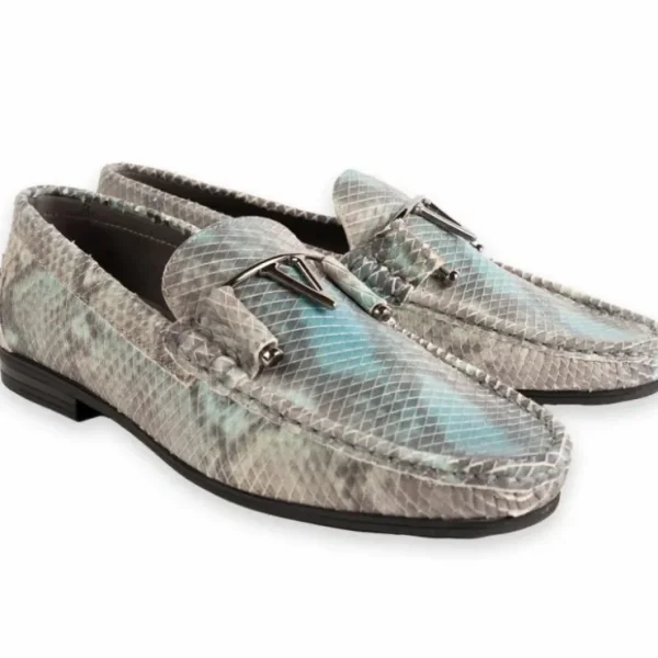 corrente__python_buckle_l_0-1.webp Outlet Corrente 3218 Python Buckle Loafer Multi Blue MultiBlue