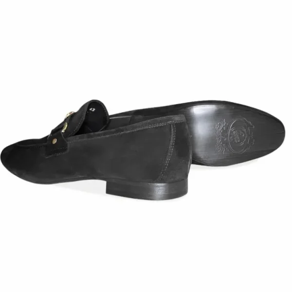 corrente__suede_ornament__1.webp Shop Corrente 5229 Suede Ornament Loafer Black