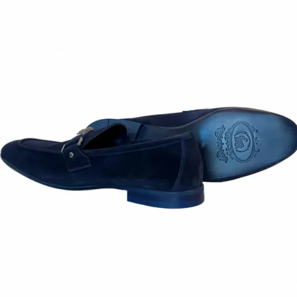 corrente__suede_ornament__2-3.webp New Corrente 5229 Suede Ornament Loafer Navy