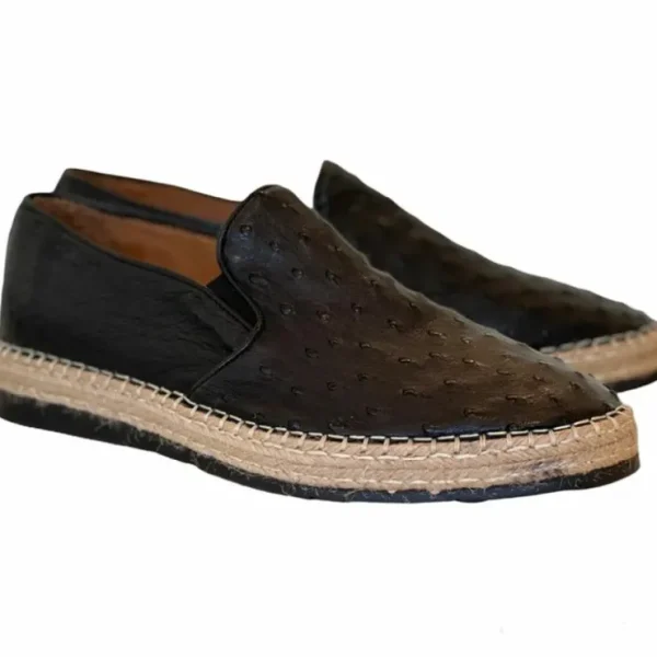 corrente_by_pelle_line_sa_1-1.webp Sale Corrente by Pelle Line San Remo P00031 Ostrich Fashion Loafers Black