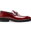 Outlet Corrente C0001206-7249 Bit Loafer Shoes Marble Red MarbleRed